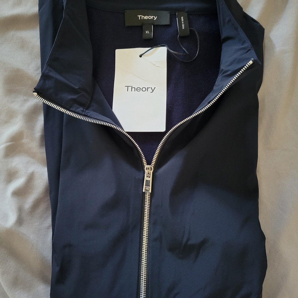 Men's THEORY Sweater Jacket Bellvil Pk NWT 🔥😎🔥